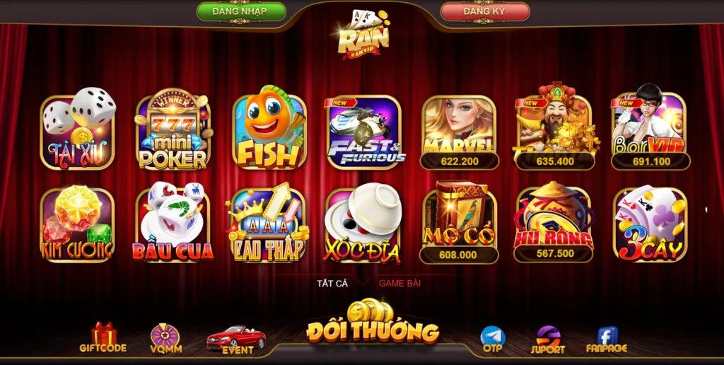 Khám phá kho game hot tại cổng game RanVip 