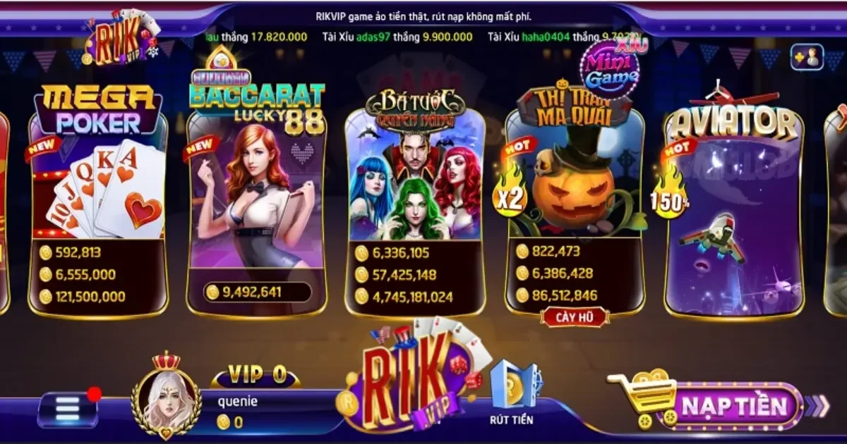Rikvip – Giới thiệu sơ lược về cổng game đổi thưởng hàng đầu