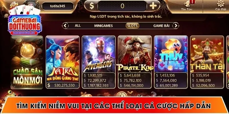 Tìm kiếm niềm vui tại các thể loại cá cược hấp dẫn